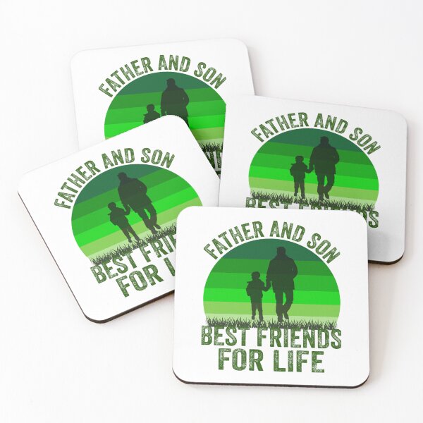 Item preview, Father and Son Best Friends for Life Happy Father&x27;s Day Dad and Son  designed and sold by TravisWitty.