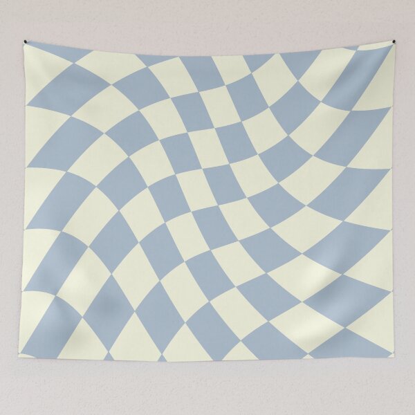 Item preview, Twisted Check Diamond Sky Blue | Checkerboard Twist Print | Preppy Aesthetic Acid Sky Blue Color | Pet Collars Summer Style  designed and sold by PEARROT.