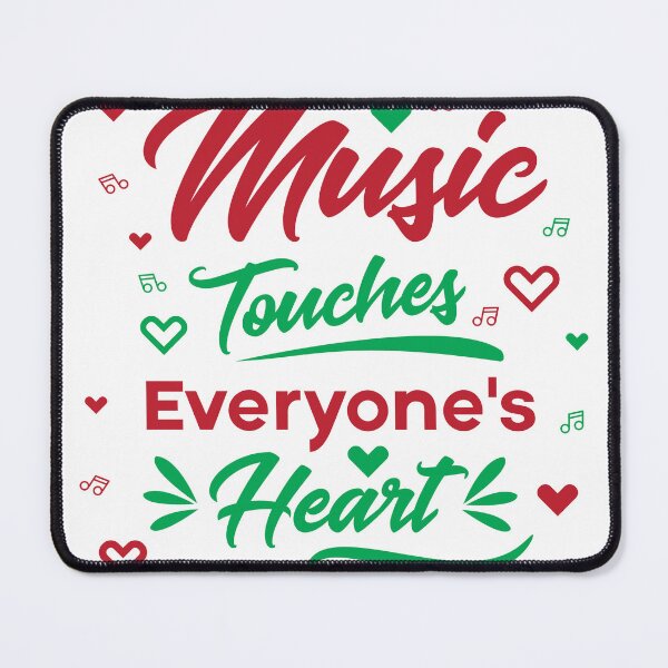 Item preview, Music touches everyone's heart calligraphy art designed and sold by feel-free-store.