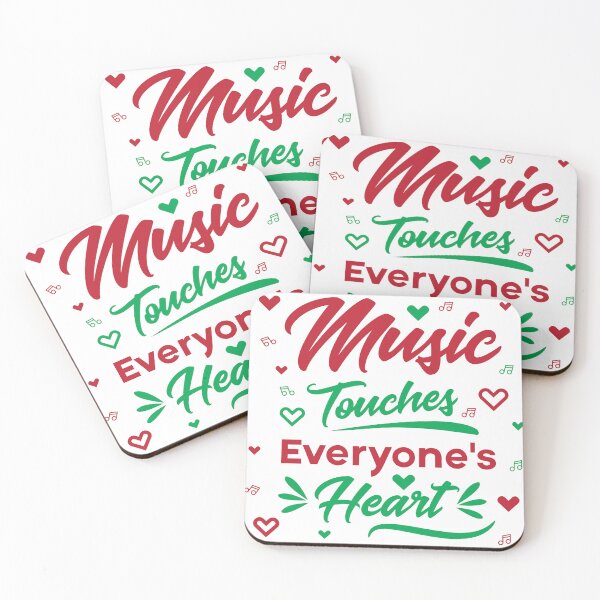 Item preview, Music touches everyone's heart calligraphy art designed and sold by feel-free-store.
