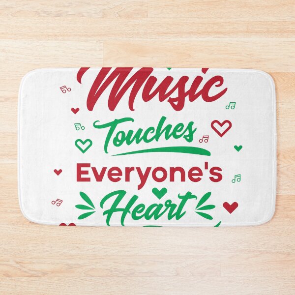 Item preview, Music touches everyone's heart calligraphy art designed and sold by feel-free-store.