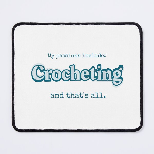 Item preview, Crocheting is my passion designed and sold by cooldesignsalot.