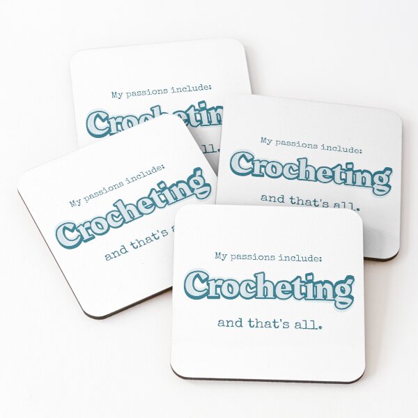 Item preview, Crocheting is my passion designed and sold by cooldesignsalot.