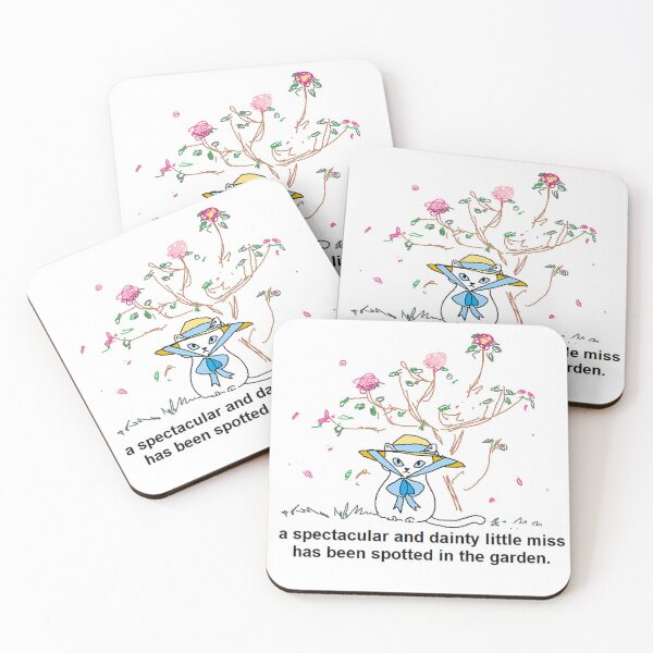 Item preview, Dainty miss cat  designed and sold by catcrumb.