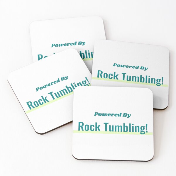 Item preview, Powered By Rock Tumbling designed and sold by cooldesignsalot.
