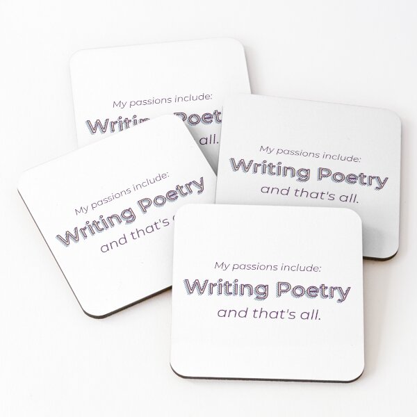 Item preview, Writing Poetry is my passion designed and sold by cooldesignsalot.