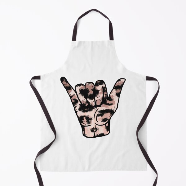 Item preview, Pink Leopard Texture Hang Loose Shaka designed and sold by EpicCreation.