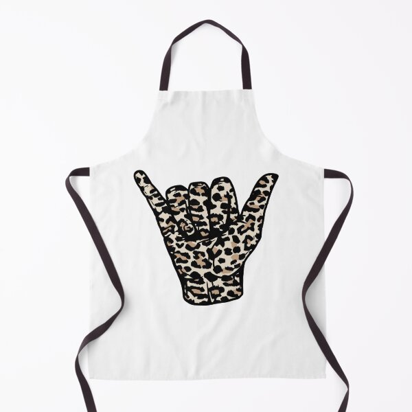 Item preview, Leopard Pattern Hang Loose Shaka designed and sold by EpicCreation.