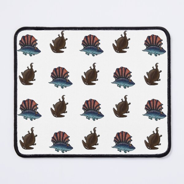 Item preview, Cartoony Platyhystrix and Diplocaulus designed and sold by Schweinmithut.