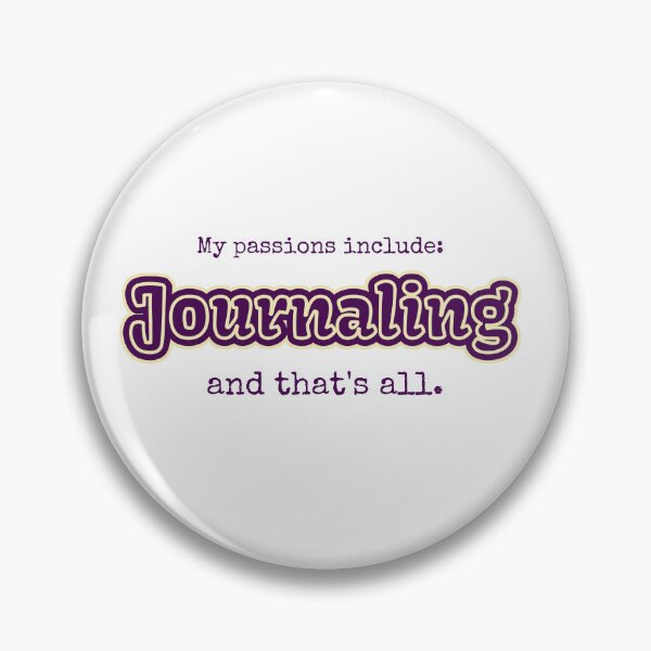 Item preview, Journaling is my passion designed and sold by cooldesignsalot.