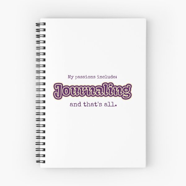 Item preview, Journaling is my passion designed and sold by cooldesignsalot.