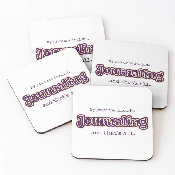 Item preview, Journaling is my passion designed and sold by cooldesignsalot.