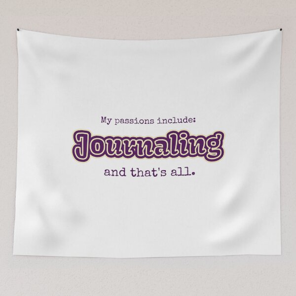 Item preview, Journaling is my passion designed and sold by cooldesignsalot.