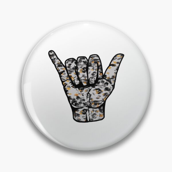 Item preview, Marble Leopard Pattern Hang Loose Shaka designed and sold by EpicCreation.