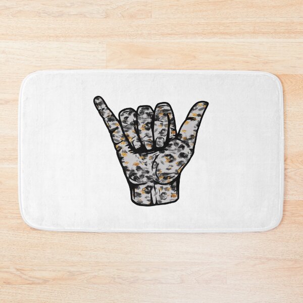 Item preview, Marble Leopard Pattern Hang Loose Shaka designed and sold by EpicCreation.
