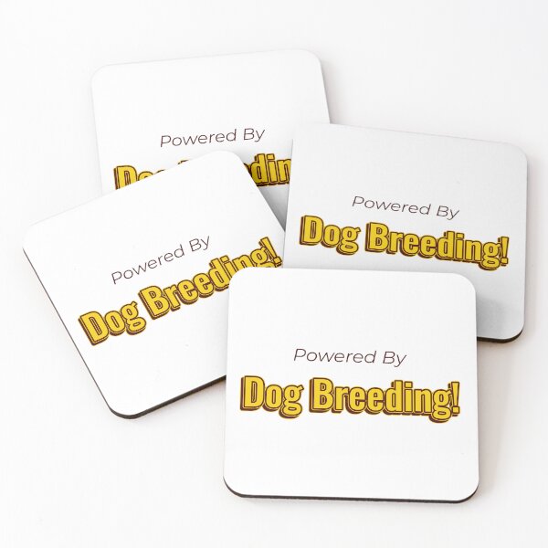 Item preview, Powered By Dog Breeding designed and sold by cooldesignsalot.
