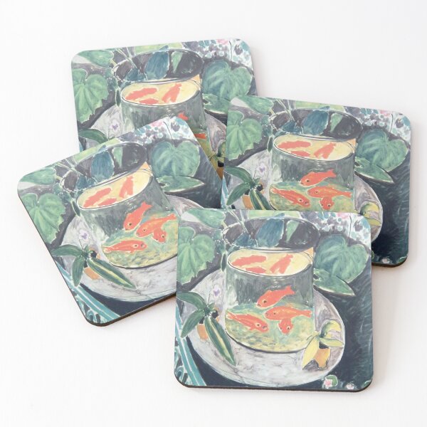 Item preview, Henri matisse goldfish plants ladscape at collioure art posters designed and sold by Golido.