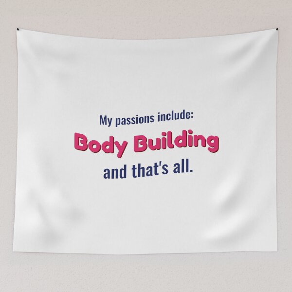 Item preview, Body Building is my passion designed and sold by cooldesignsalot.