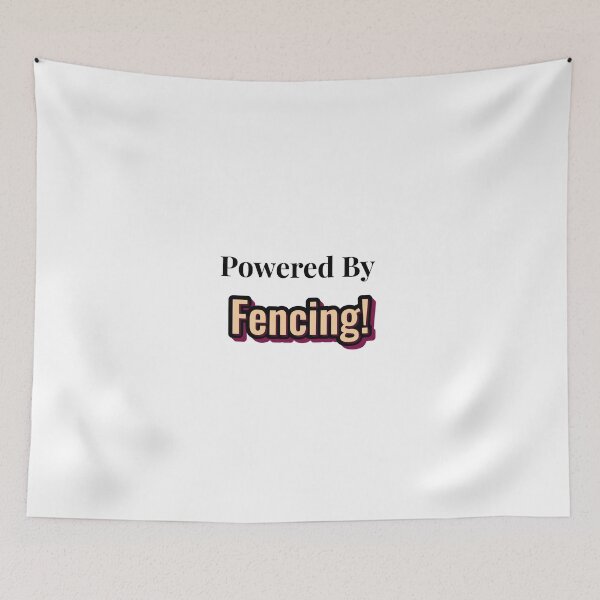 Item preview, Powered By Fencing designed and sold by cooldesignsalot.