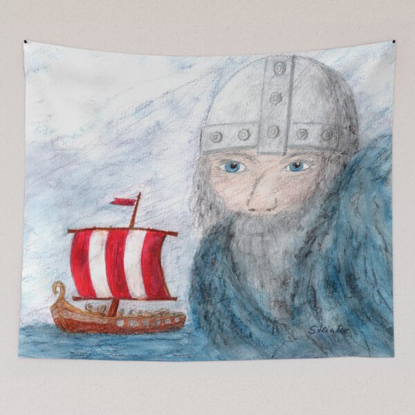 Item preview, The Spirit of the Vikings designed and sold by Sandra  Steinke.