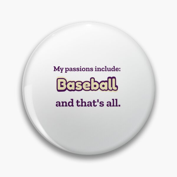 Item preview, Baseball is my passion designed and sold by cooldesignsalot.
