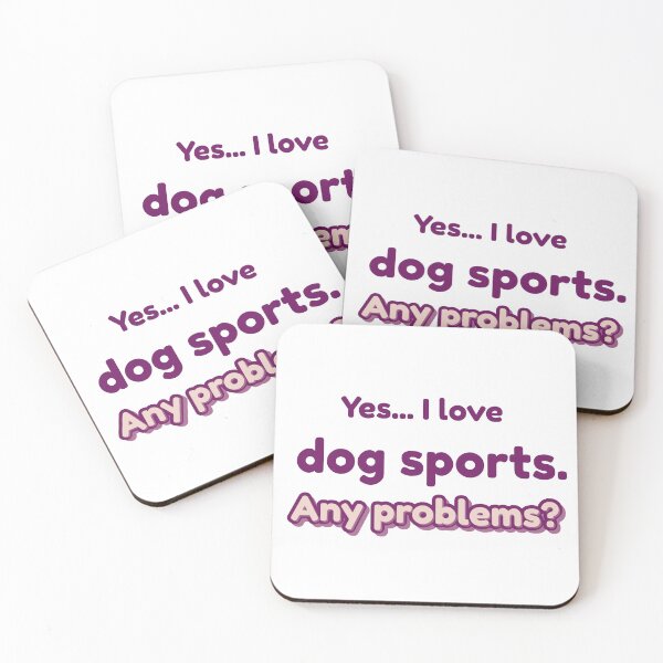 Item preview, I love Dog Sports designed and sold by cooldesignsalot.
