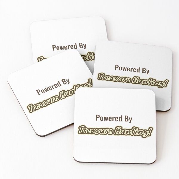 Item preview, Powered By Treasure Hunting designed and sold by cooldesignsalot.