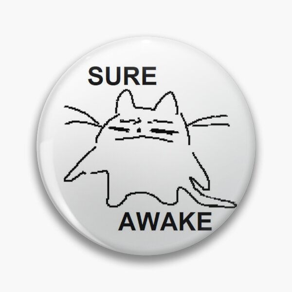 Item preview, Sure awake cat designed and sold by catcrumb.