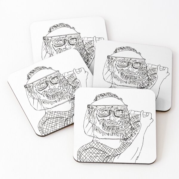 Item preview, david baddiel - we all wear masks | poorly drawn taskmaster designed and sold by underscoree.