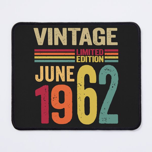 Item preview, 60 Year Old Gifts Vintage June 1962 - 60th Birthday gift designed and sold by BahaaIB.