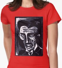 tesla (version 1 blue) Women's Fitted T-Shirt