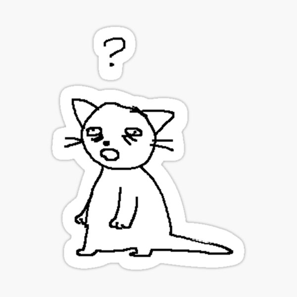 Item preview, Whuh? Cat designed and sold by catcrumb.