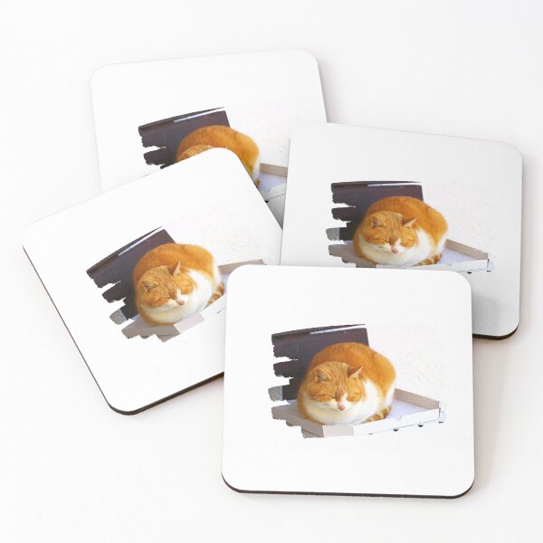 Item preview, cat eating a pizza designed and sold by DoraHappy.
