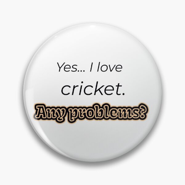 Artikelvorschau, Ich liebe Cricket entworfen und verkauft von cooldesignsalot.