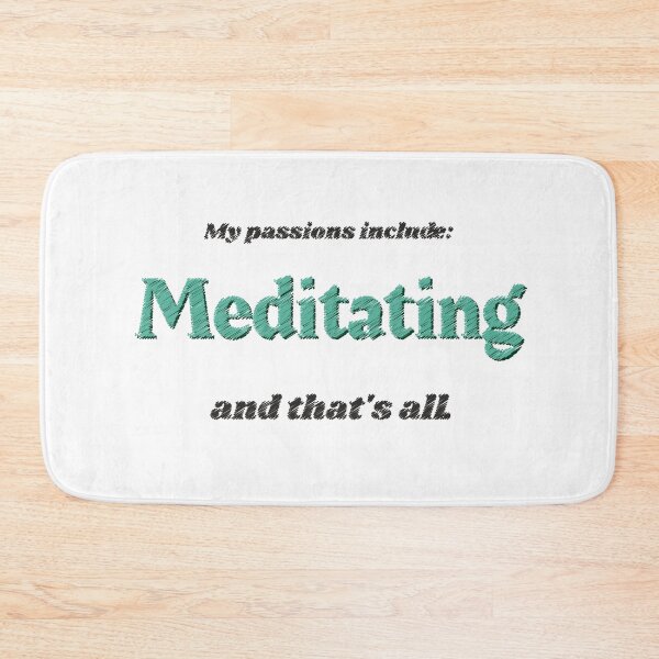 Item preview, Meditating is my passion designed and sold by cooldesignsalot.