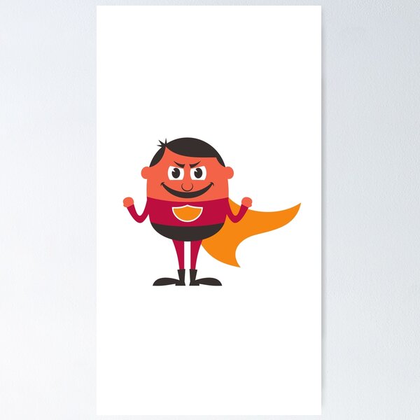Item preview, angry, cartoon superman, power man image printed products, avenger printed products designed and sold by RAMESH P.