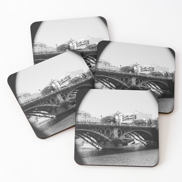 Item preview, SEVILLA - TRIANA - BRIDGE - BLACK AND WHITE - SEVILLE - POSTCARD - PHOTOS designed and sold by Tropical Blood.