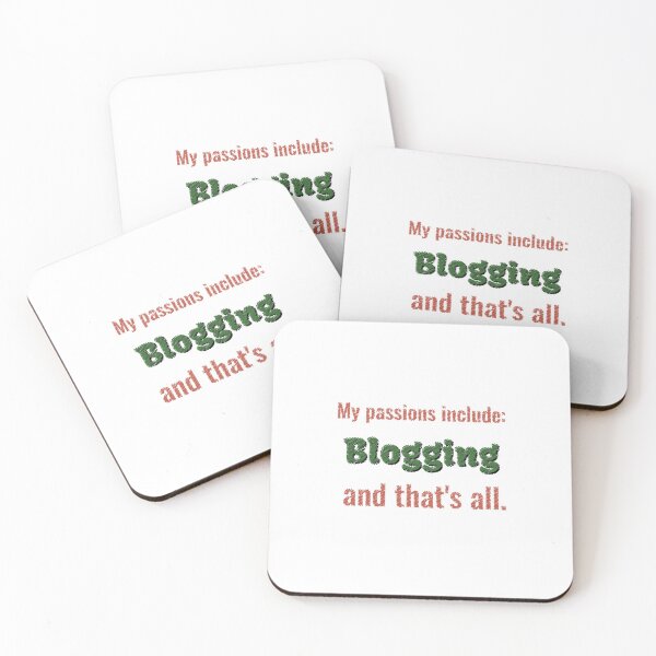 Item preview, Blogging is my passion designed and sold by cooldesignsalot.
