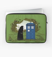 Curious Faceless Spirit Laptop Sleeve