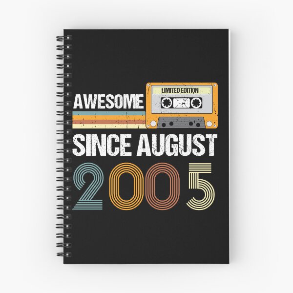 Item preview, Awesome Since August 2005 | Made In 2005 | August Birthday Quotes designed and sold by AMINE  ★★★★★.