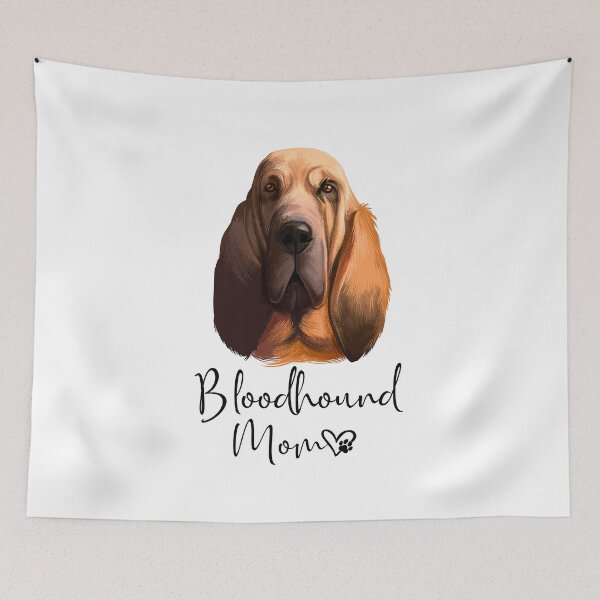 Artikelvorschau, BLOODHOUND Mama Hund Mutter Muttertag Geschenk entworfen und verkauft von theshirtinator.