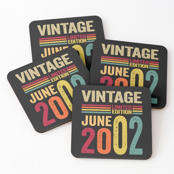 Item preview, 20 Years Old Gifts Vintage June 2002 - 20th Birthday gift designed and sold by BahaaIB.