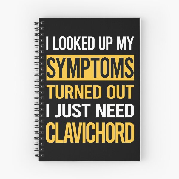 Item preview, Funny My Symptoms Clavichord designed and sold by kerry8d7dlaurie.