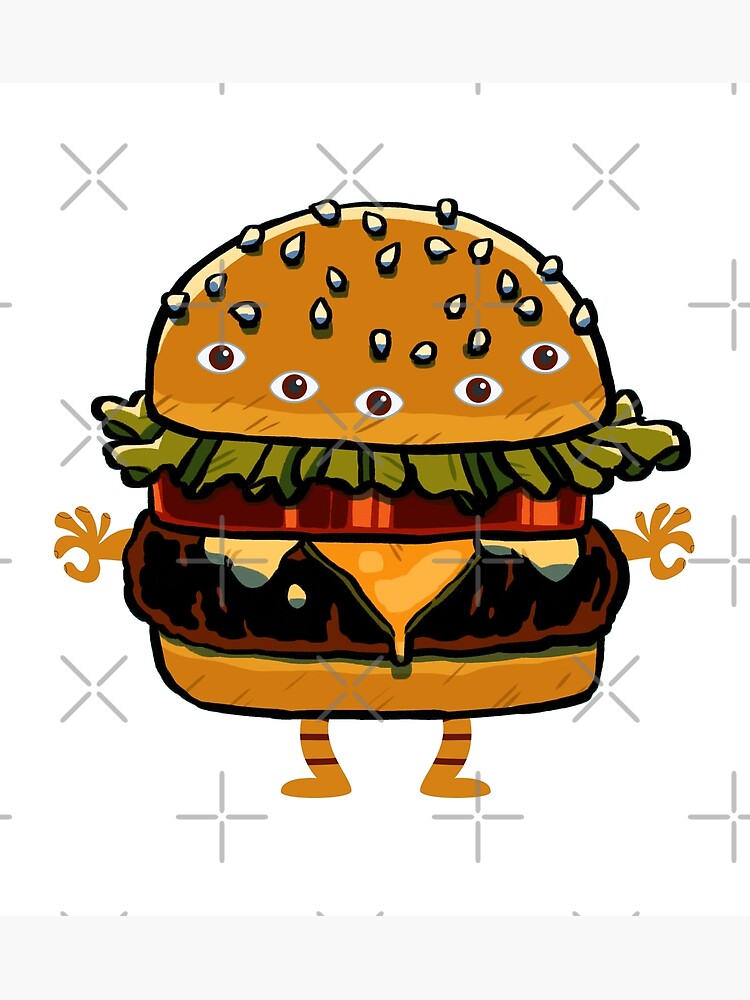 How To Draw A Cheeseburger Monster 