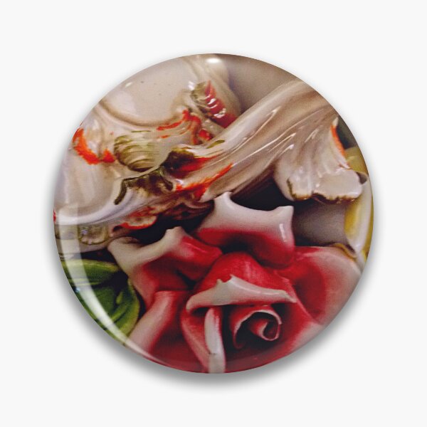 Item preview, Vintage Capodimonte Porcelain Rose Flower, Napoli Italia designed and sold by branaghbel.