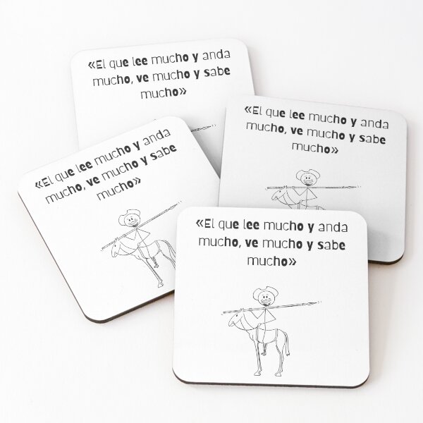 Item preview, Miguel de Cervantes - He who reads a lot and walks a lot, sees a lot and knows a lot designed and sold by ArcheELE.