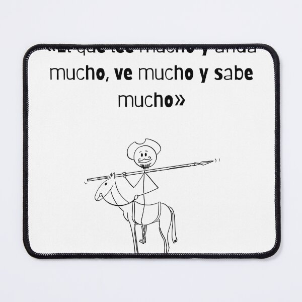 Item preview, Miguel de Cervantes - He who reads a lot and walks a lot, sees a lot and knows a lot designed and sold by ArcheELE.