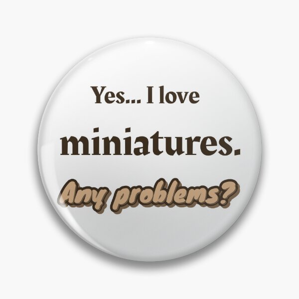 Item preview, I love Miniatures designed and sold by cooldesignsalot.