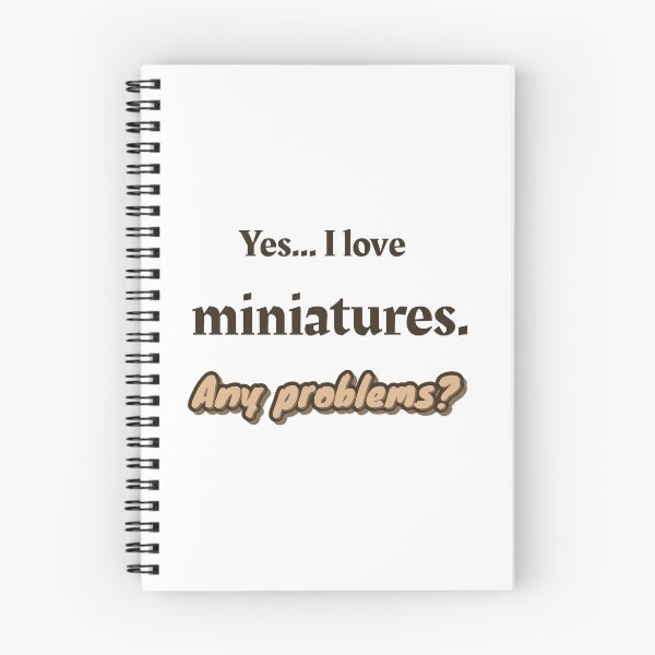 Item preview, I love Miniatures designed and sold by cooldesignsalot.