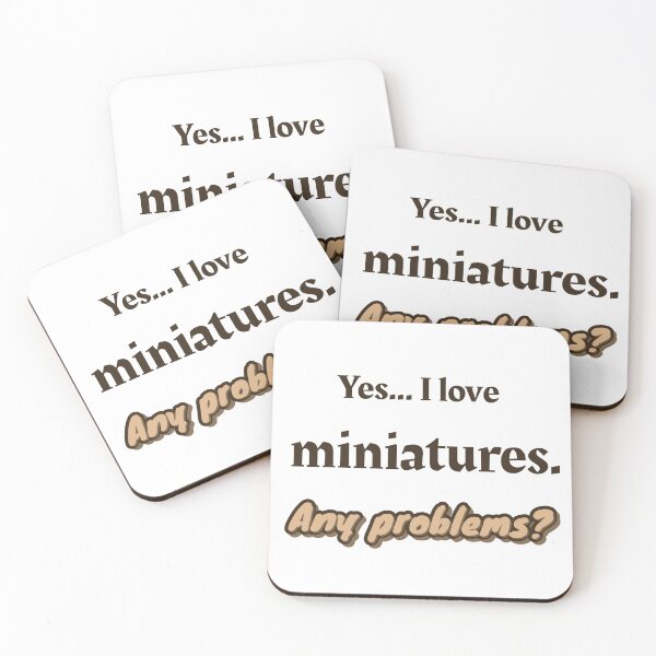 Item preview, I love Miniatures designed and sold by cooldesignsalot.